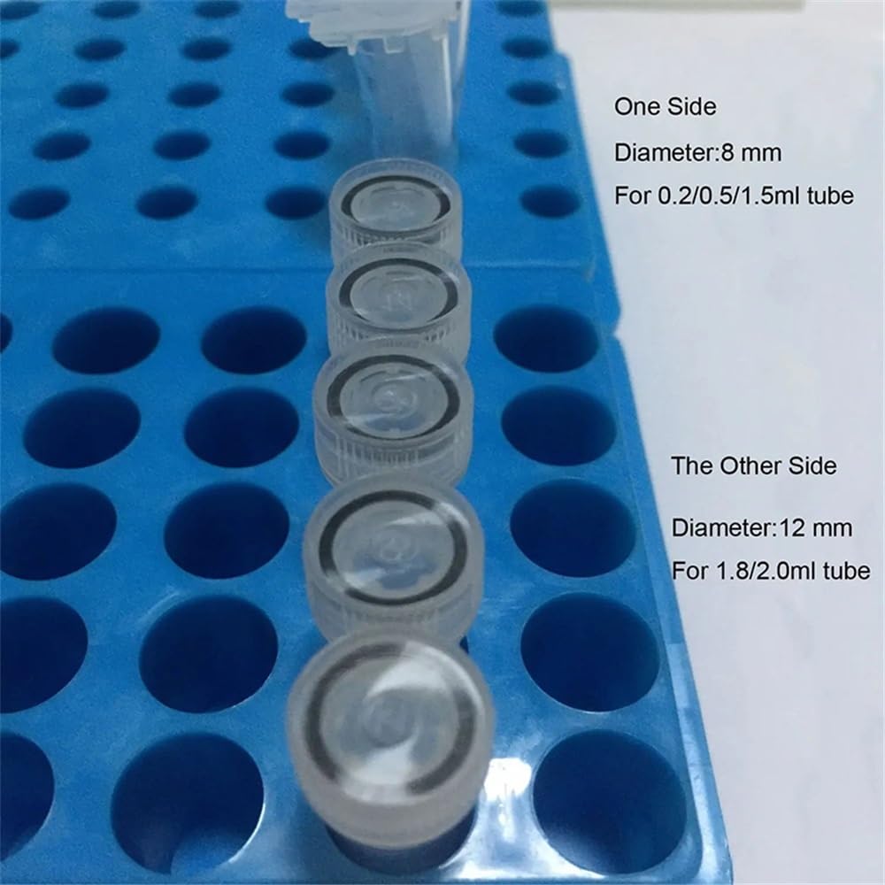 5 portaprovette a doppio pannello for 60 PCR for provette da 0,2/0,5/1,5/1,8/2,0 ml