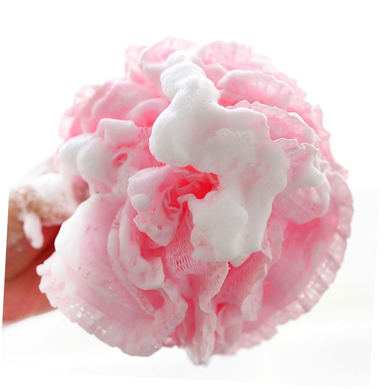 DOITOOL 5piezas Esponjas De De Exfoliante Encaje Balones y Acolchadas Para Cuidado Mezclados