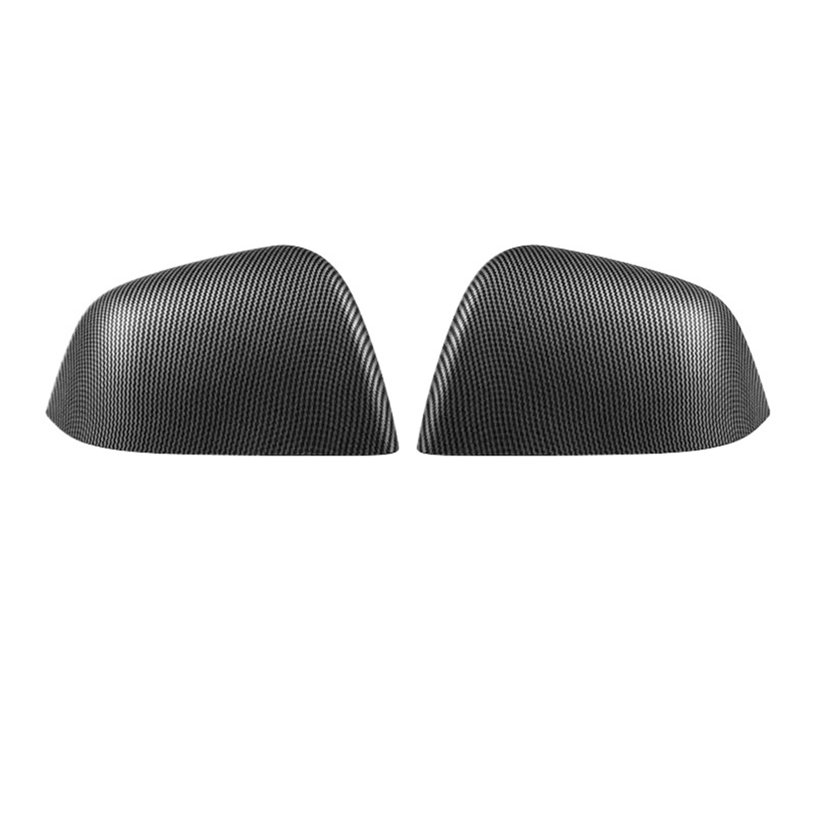 Tapa Cubierta Espejo Retrovisor Para Tesla Para Model 3 Para Highland ABS Espejo Retrovisor Carcasa Decorativa Accesorios Exteriores Coche Cubierta Fibra Carbono(1Matt Carbon)