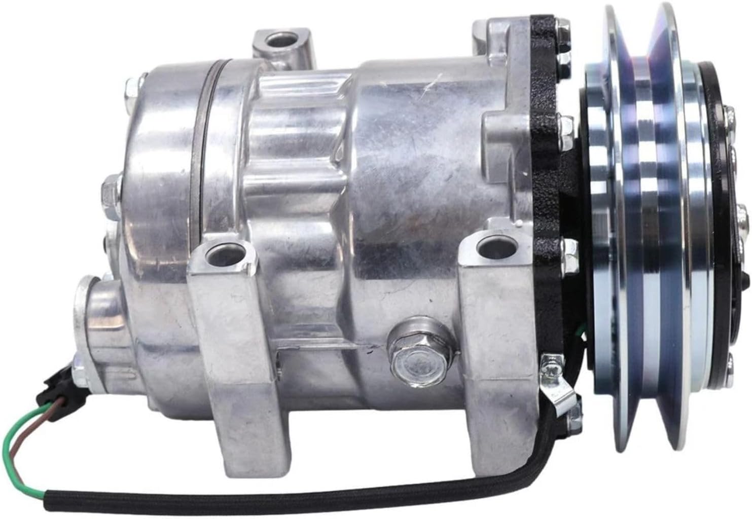 24V KHR3197 A/C Compressor Compatible for Link-Belt Case Kobelco Excavators