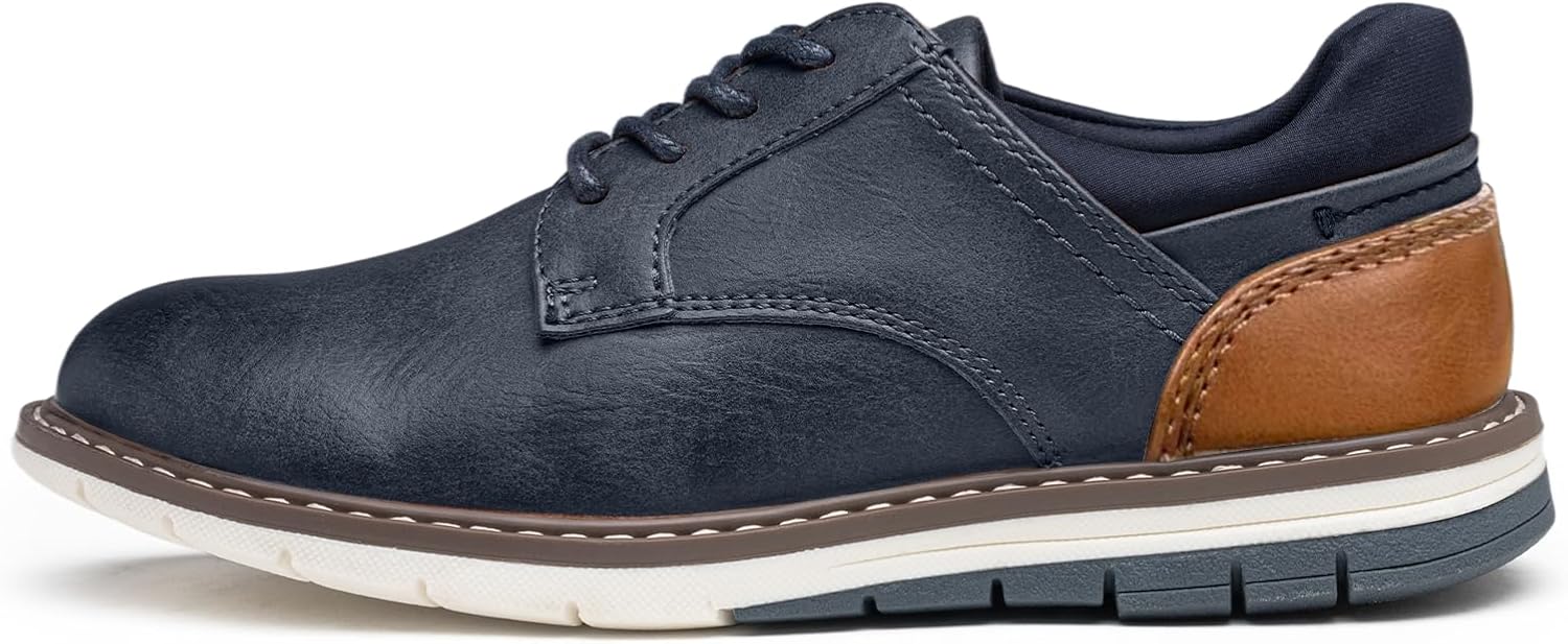 Marcport Boy’s Casual Dress Oxford Shoes – Comfort Formal Uniform Sneaker for School & Daily Wear