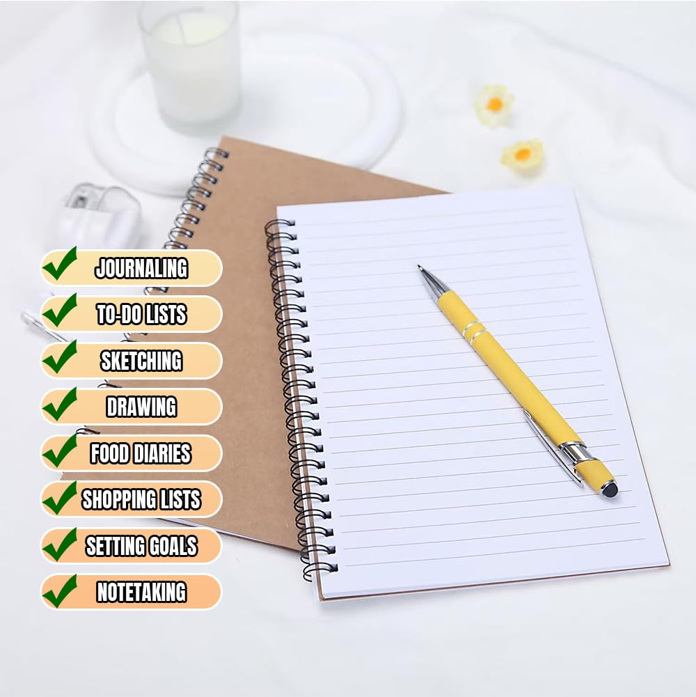 Amazon.co.jp: スパイラルメモ帳、100ページ (50ページ)、8.4