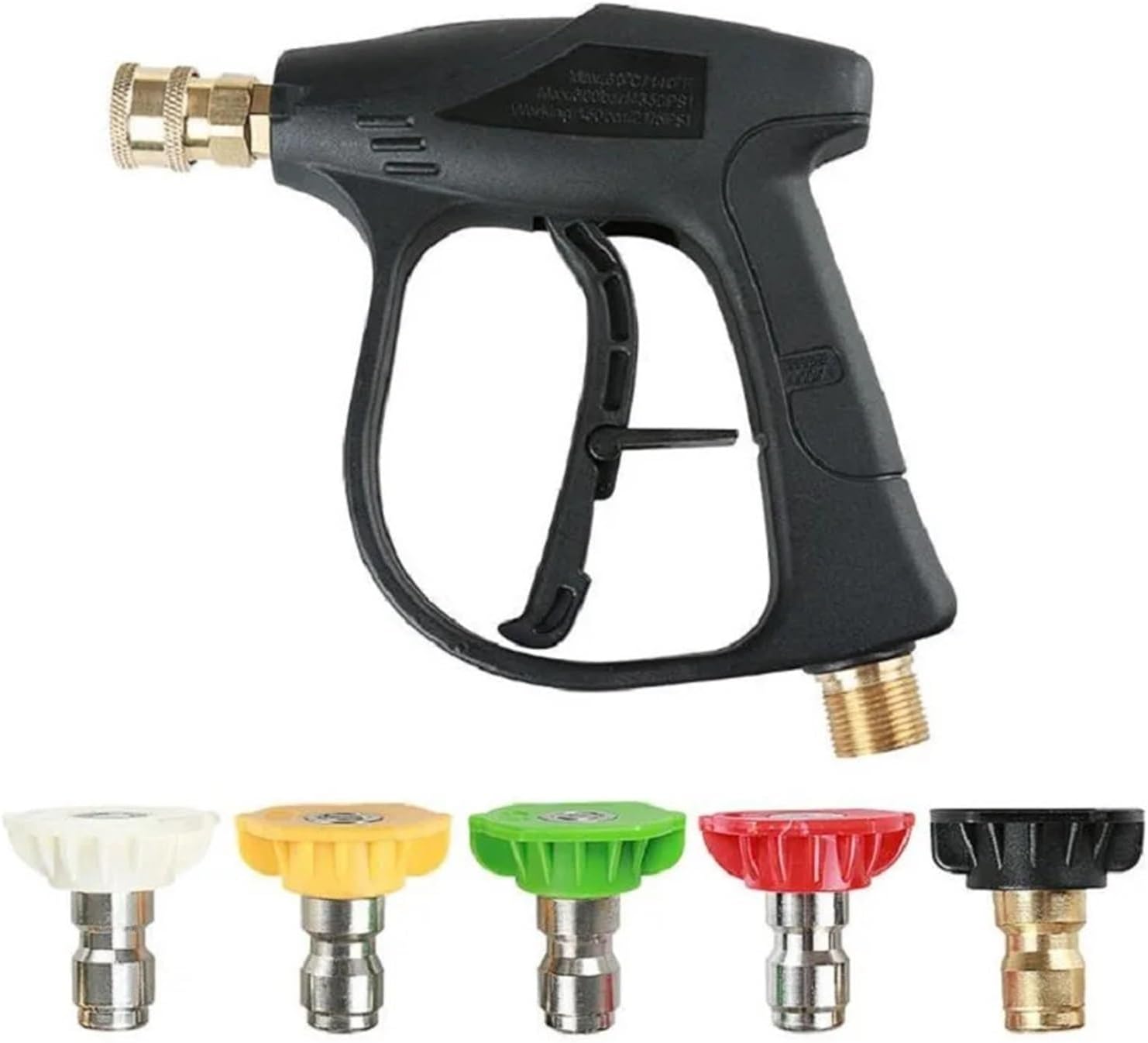 Car Washer High Pressure Wash Gun Foam Jet Bottle Adjustable Snow Foam Lance with Nozzle for Home Vehicle Washing(B)