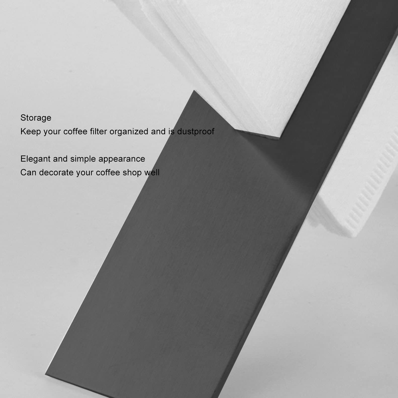 Porta Carta da Filtro per Caffè, Supporto per Carta da Filtro per Caffè in Acciaio Inossidabile