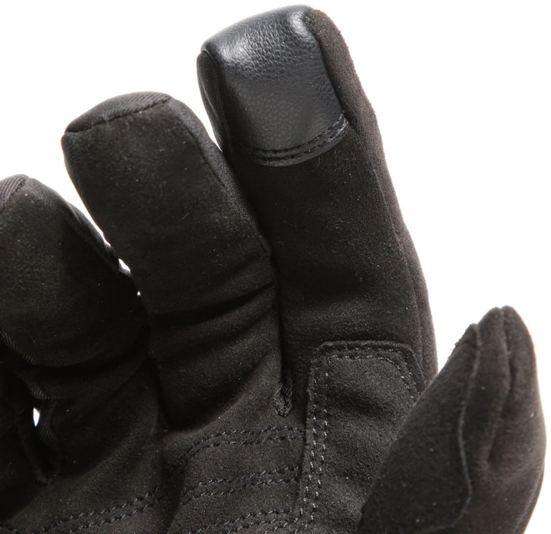 Dainese Stafford D-Dry Gloves, Guantes Moto Transpirables Verano, Hombre, Negro/Antracita, L
