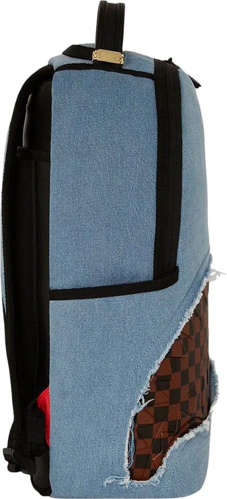 SPRAYGROUND: DENIM SHARK BITE BACKPACK