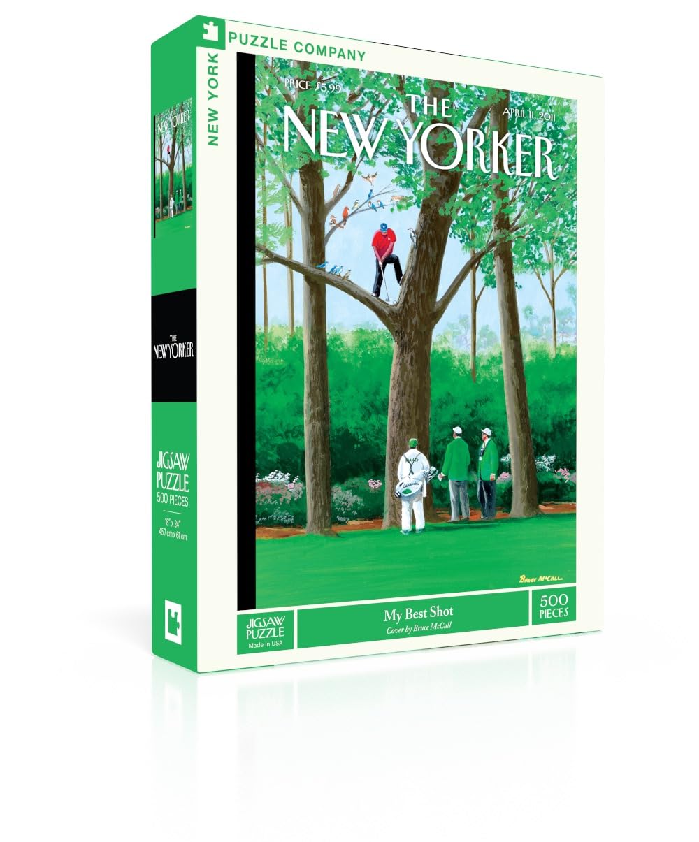 New York Puzzle Company - New Yorker My Best Shot - 500 Piece Jigsaw Puzzle for Adults by Bruce McCall - Image 3