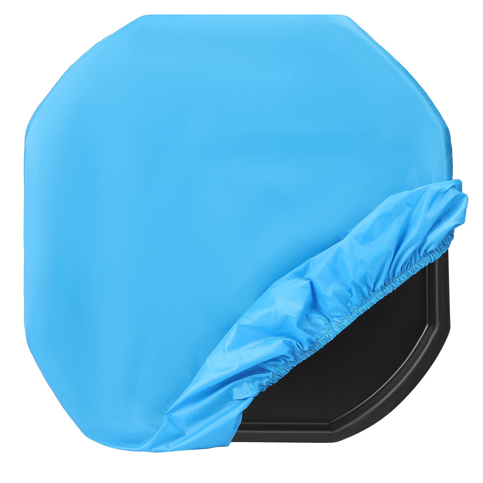 Vicenpal 38" Tuff Tray Cover Windproof Protective Lid for Tuff Tray for Sensory Bin, Outdoor Water Table, Stand Top(Blue)