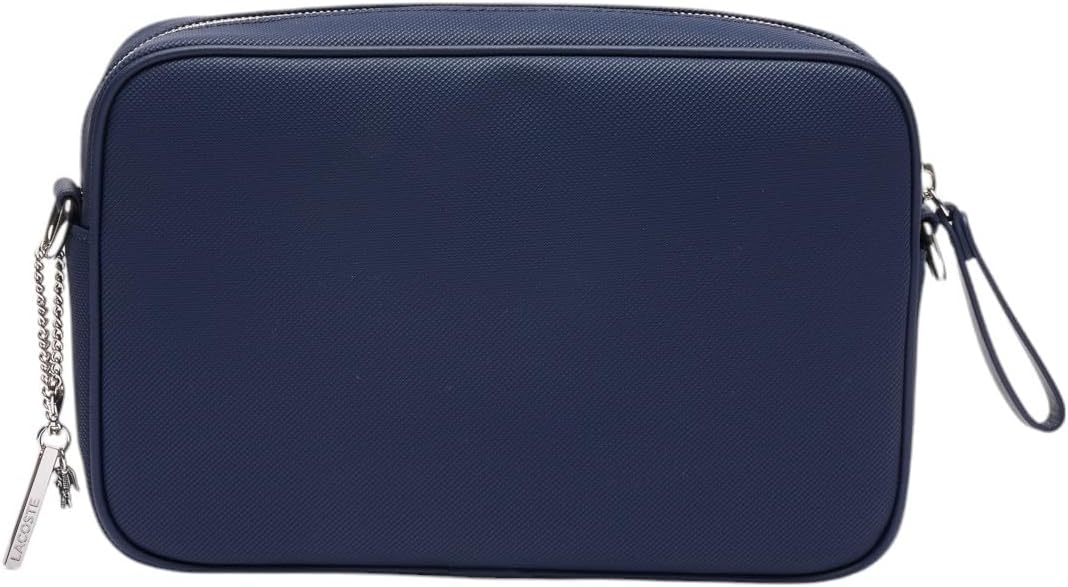Lacoste Women's Daily Lifestyle Canvas Medium Crossover Purse