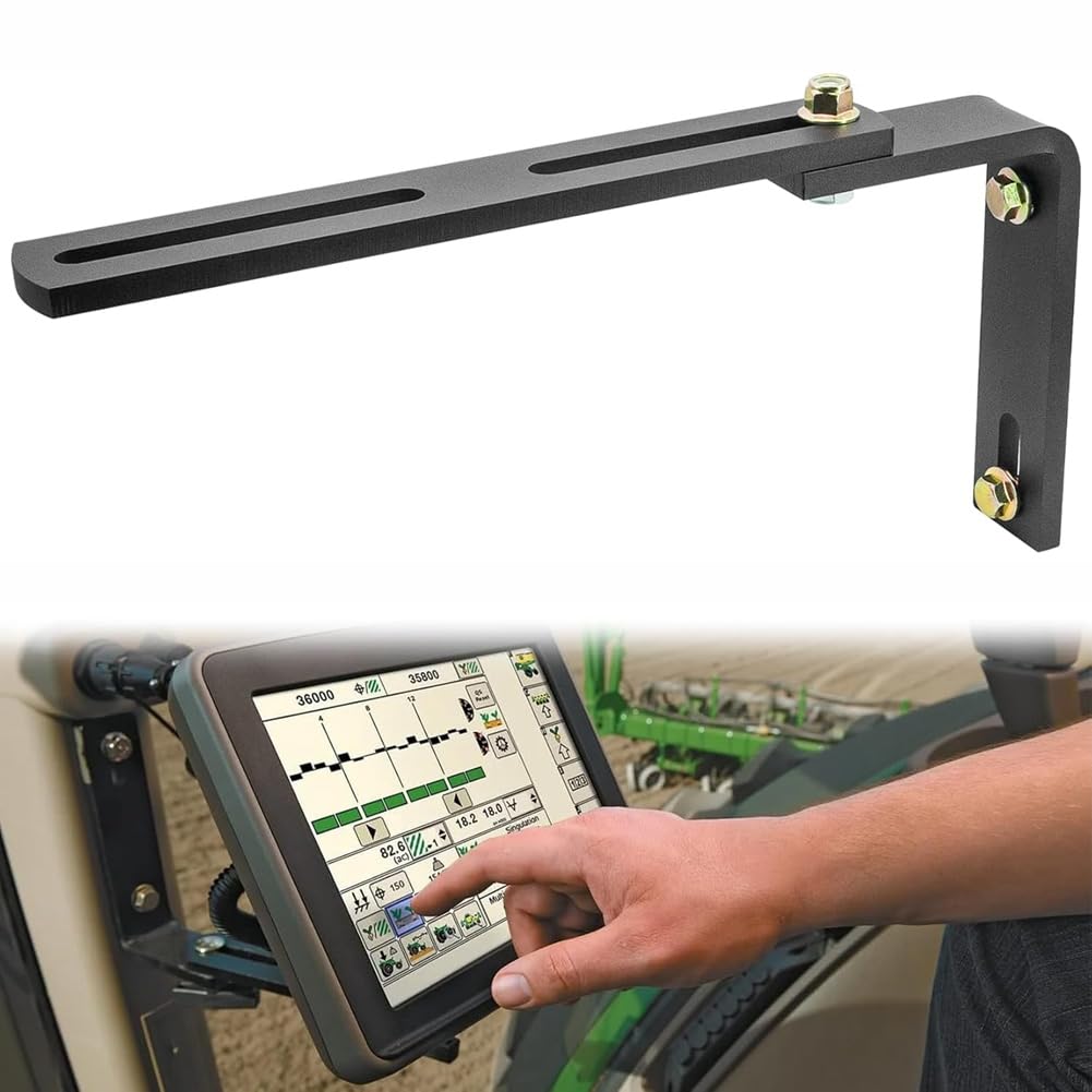 BE23519 Kit de Soporte de Montaje de Monitor, Kit de Soporte de Montaje de Pantalla para Empacadora de Pacas Redondas de Tractores, Reemplaza A A54657 A53254 A53255