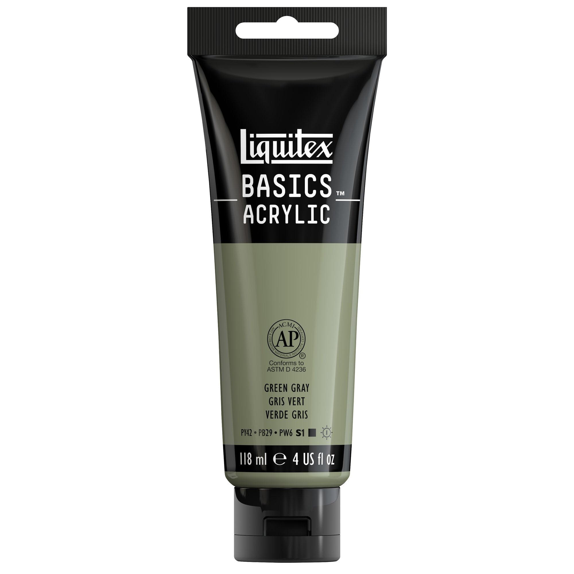 Liquitex BASICS 4 OZ GREEN GRAY — image 1