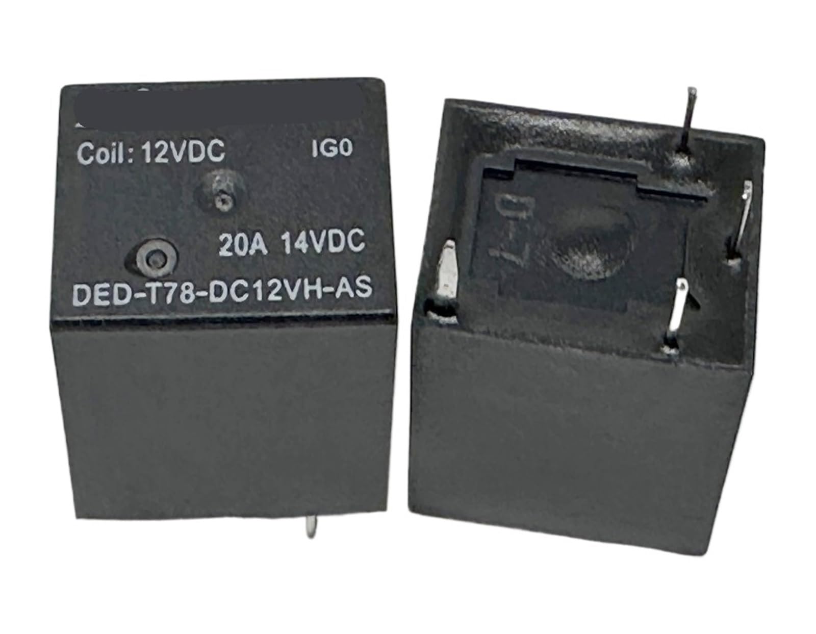 YZWRWRMKTB 1pc DED-T78-DC12VH-AS (T78A-Coil:12V-20A) Relay 4pins