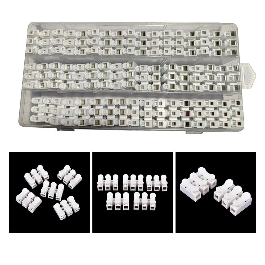 100 Pezzi for connettori rapidi a Molla CH-3, connettori for Cavi, morsettiere for apparecchiature elettriche