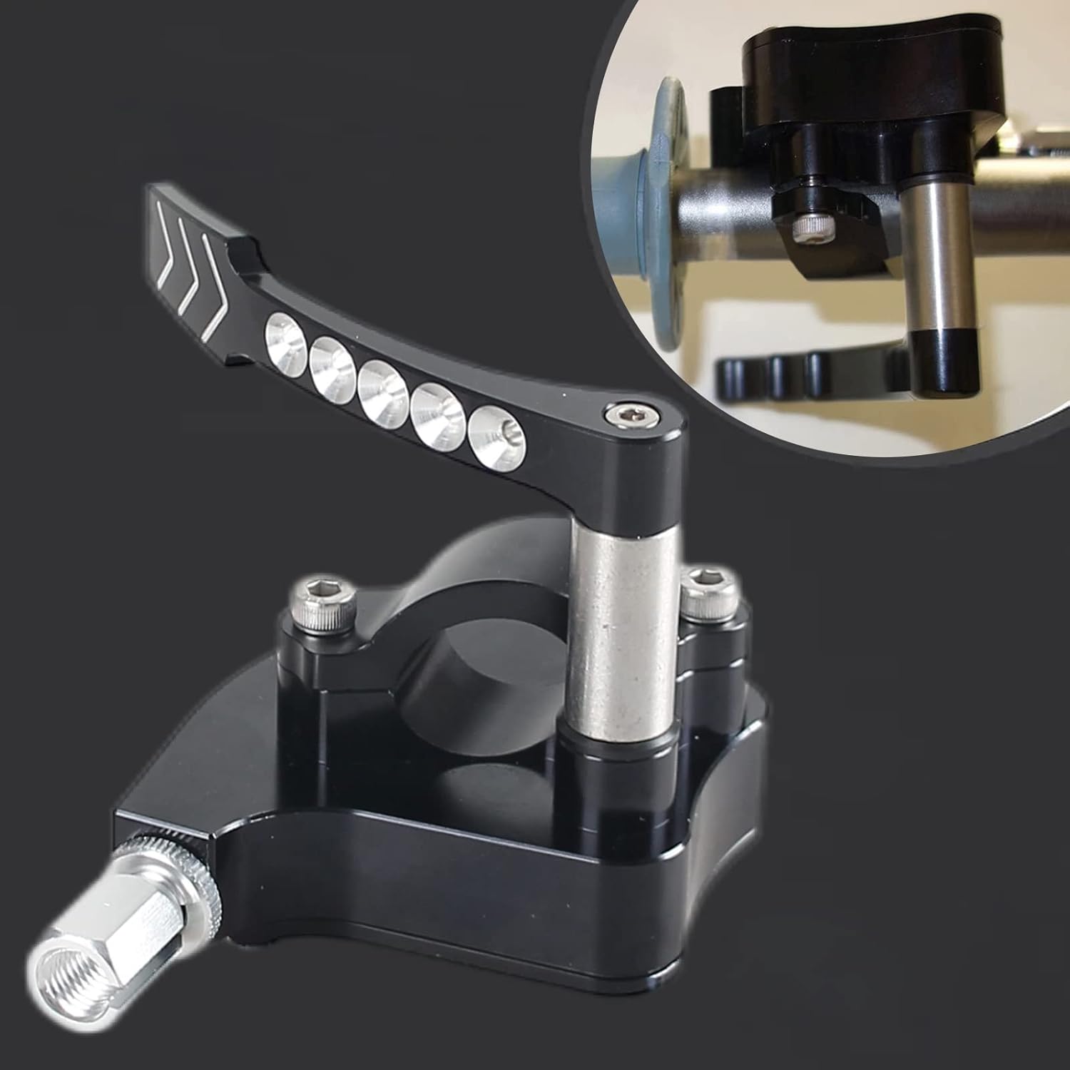 Universal 7/8" CNC ATV Thumb Throttle，Compatible with Yamaha YFZ450 Banshee 350 W 350 fit for Honda TRX450ER Sportrax 450 Control Lever