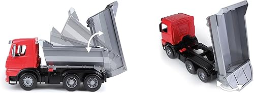 Miniatura 3 de Lena Camión volquete para niños pequeños, camión volquete Mercedes Benz totalmente funcional, capacidad de carga de 220.5 lbs