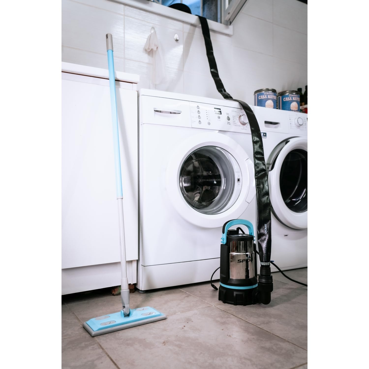Pompe d’Évacuation Eaux Claires Spid’O SPICONCEPT ECL 400 - Flotteur AquaSensor - 400 W - Débit 12 m³/h - Aspiration Basse
