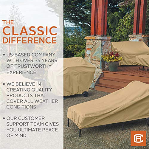 Classic Accessories 55-912-042001-EC Terrazzo Water-Resistant 36 Inch Round Ottoman/Coffee Table Cover thumb #3