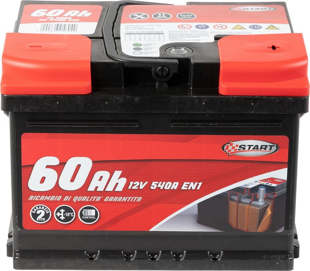 Start Akumulator samochodowy 60AH 12V 540A biegun dodatni prawy kaseta L2