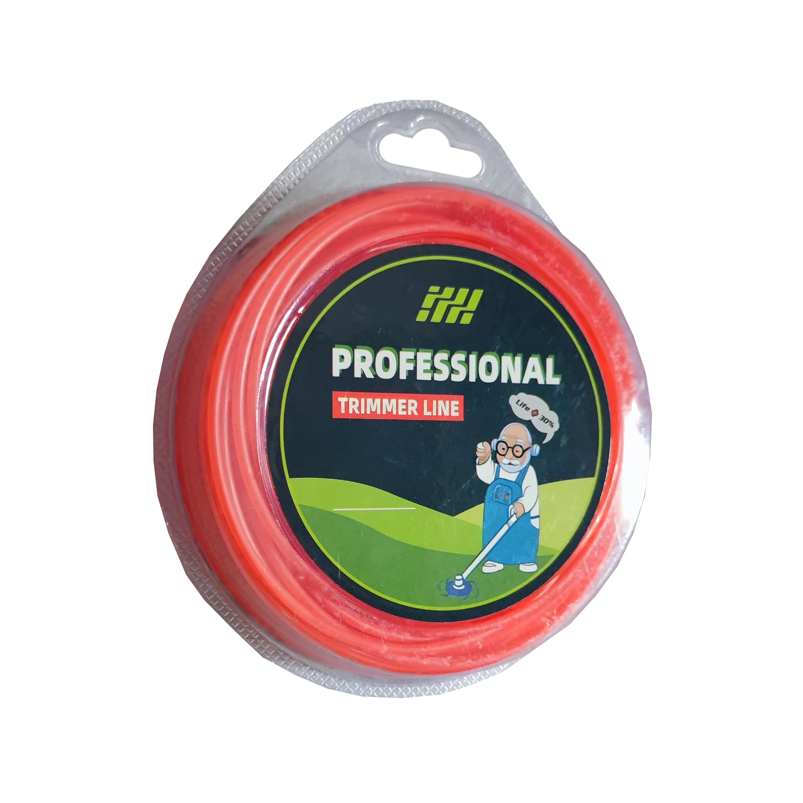 Ttottos Strimmer line .095 48-Foot, Heavy-Duty Nylon for Gas & Electric String Trimmers, Great for Lawn Repair & Edge Trimming – Fits Most Major Brands