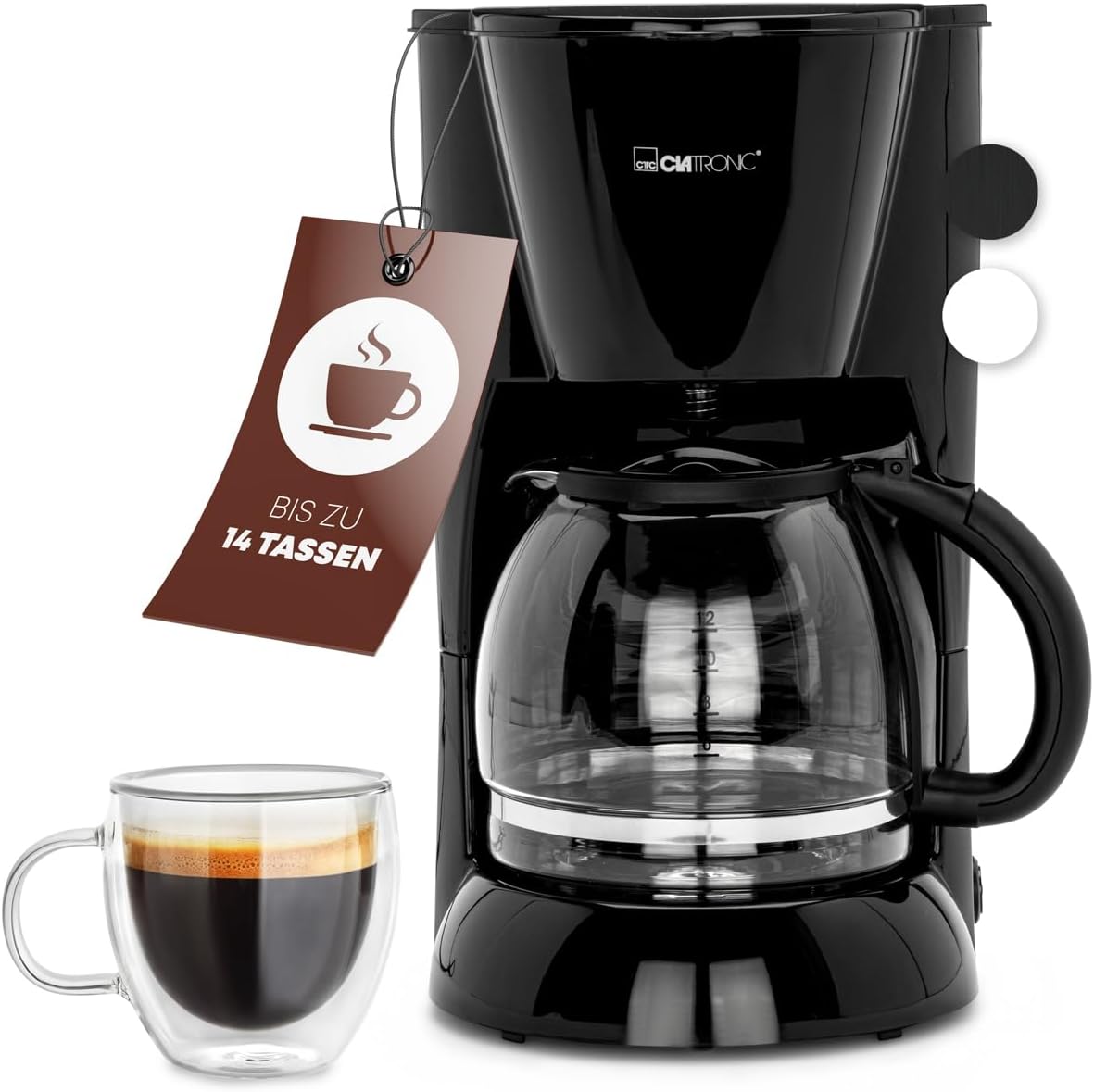 Clatronic Coffeemachine KA 3473 (black)