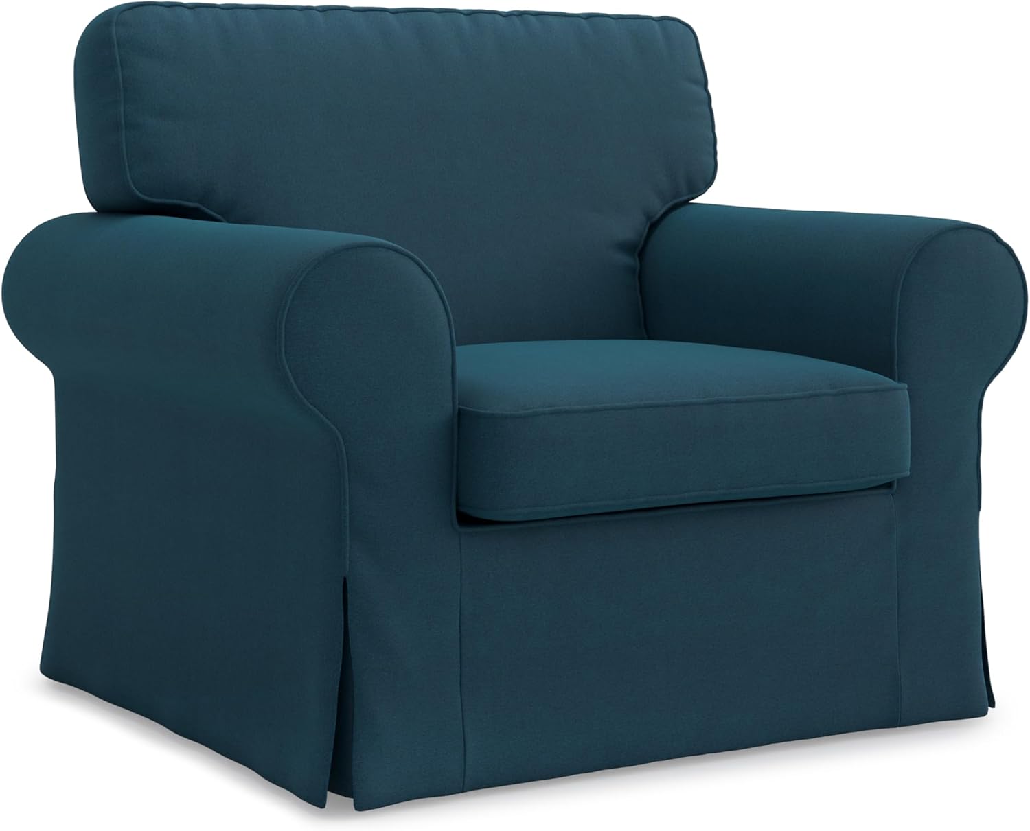 TLYESD Ektorp Chair Cover Replacement for IKEA Ektorp Armchair Cover, Ektorp Chair Slipcover,Ektorp Cover Only! Doesn't Fit Uppland(Daily Blue)