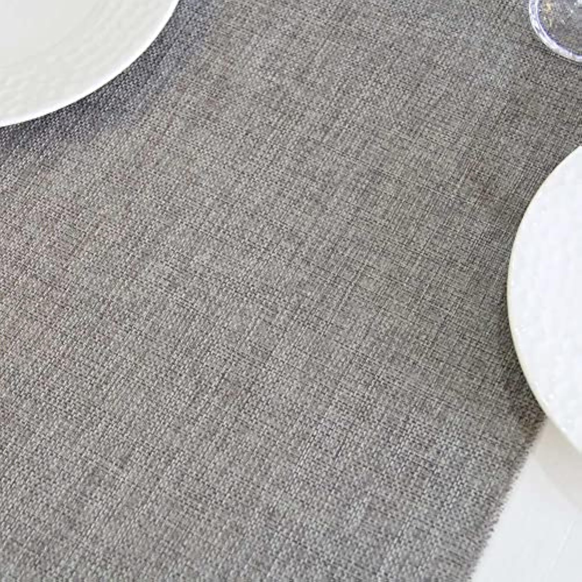 Jute Fabric Rectangular Heat-Resistant Dining Table Runner