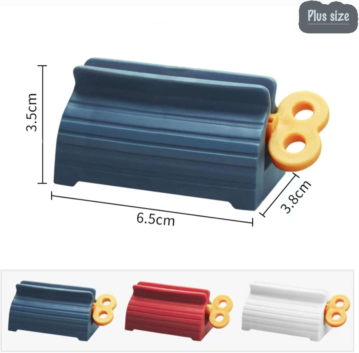 A&H Zier 3 Pack Toothpaste Squeezer|ABS Toothpaste Dispenser|Extra Large Tube Roller Squeezer|Manual Toothpaste Holder for Bathroom|Multi-Purpose Rolling Toothpaste Saver|Cleanser Tube Stand Storage : Home & Kitchen