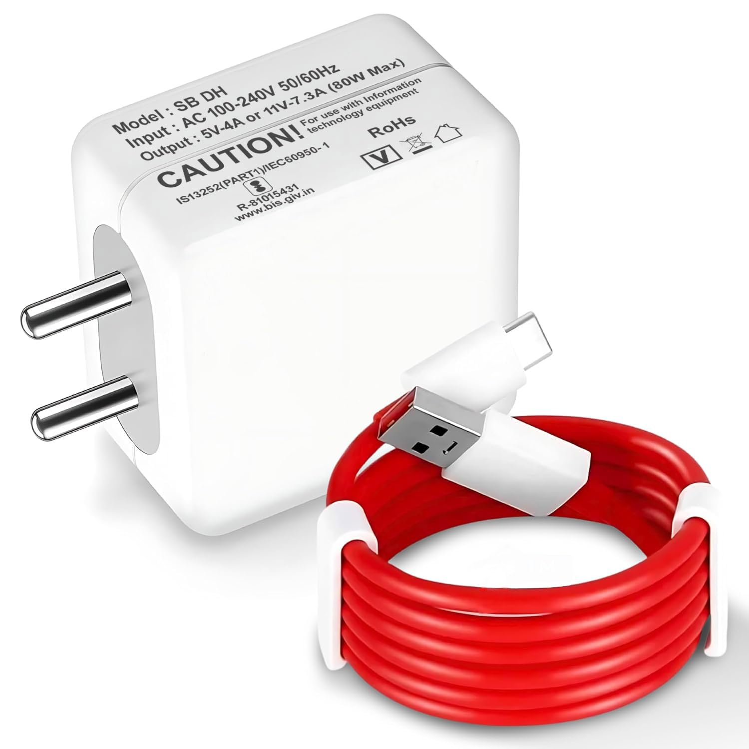 SB 80w Charger Warp/Dash/SUPERVOOC Charger for Oneplus | 80 Watt Adapter with Type C Cable for WARP/SuperVooc Compatible for Oneplus 12/11/11R/10/10 Pro/9/9 Pro/ 9R/ 8/ 8T/7/Nord/CE4/CE 3/CE 2,2t (B0DHLBWQ6G) Amazon Price History, Amazon Price Tracker