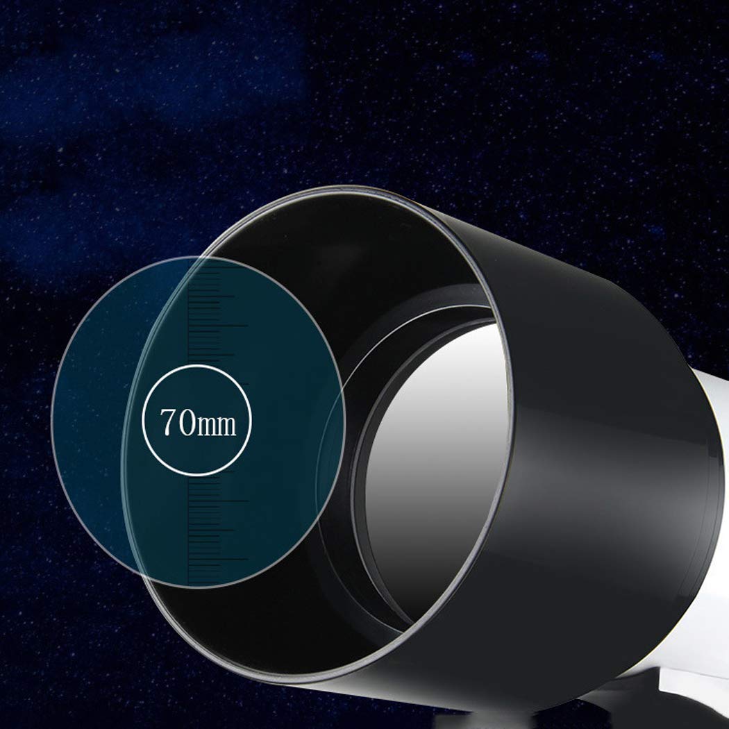 śli Dzieci Teleskop astronomiczny dla początkujących, ogniskowy 700 mm refraktor 234x powiększenie zasięgu powiększenia, optyczne powleczone optyczne szklane