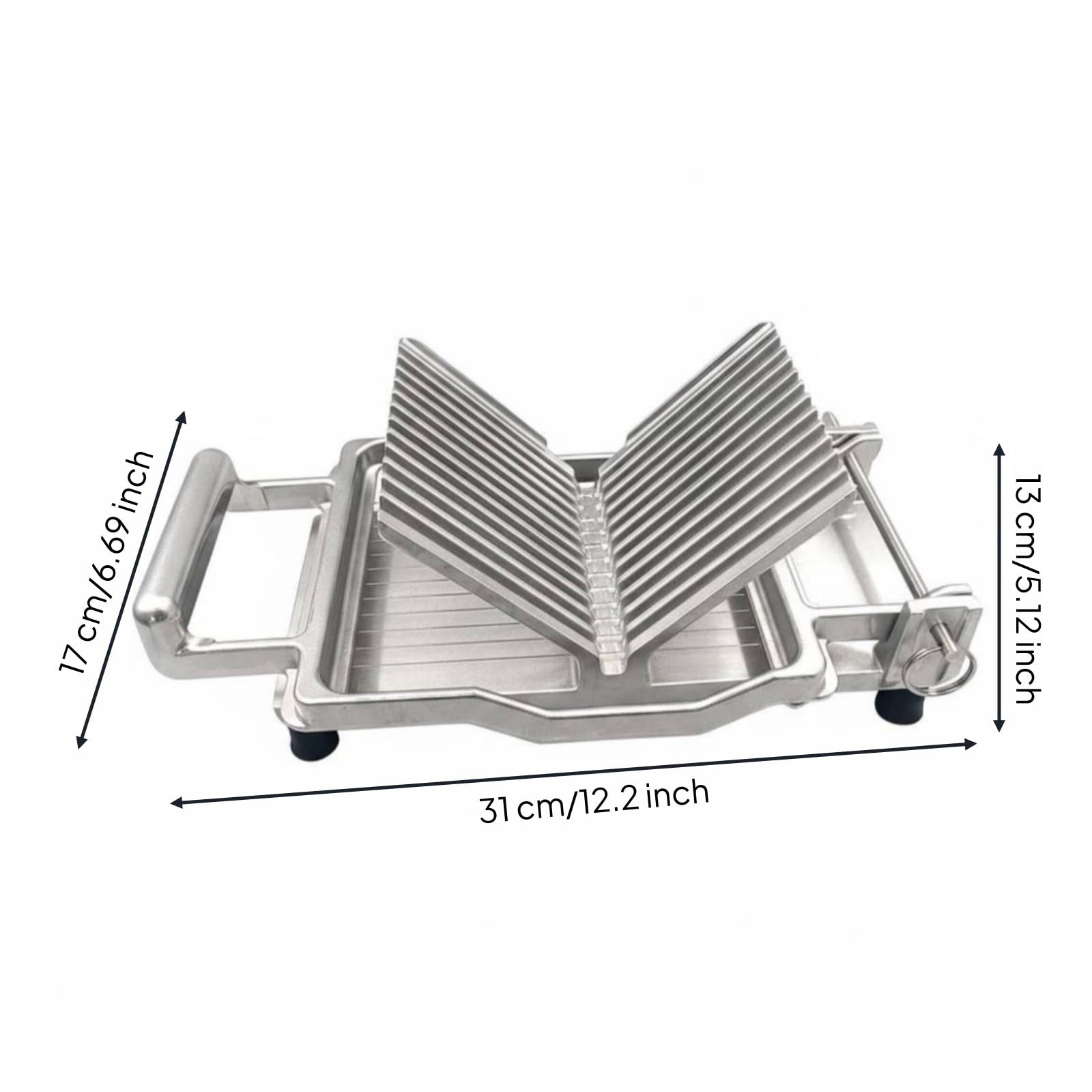 Käseschneider Käsehobel Schneidemesser Küchenhobel Gemüsehobel aus Edelstahl mit Aluminiumkörper für Glatte Scheiben Und, 10 Mm Klinge, Standard-Käseschneider B-Modell