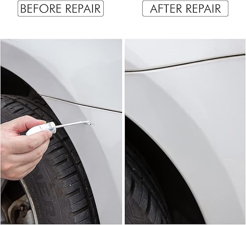 Miniatura 3 de Pintura de retoque para reparación de arañazos de pintura de automóviles, bolígrafo removedor de arañazos automático impermeable (rojo)