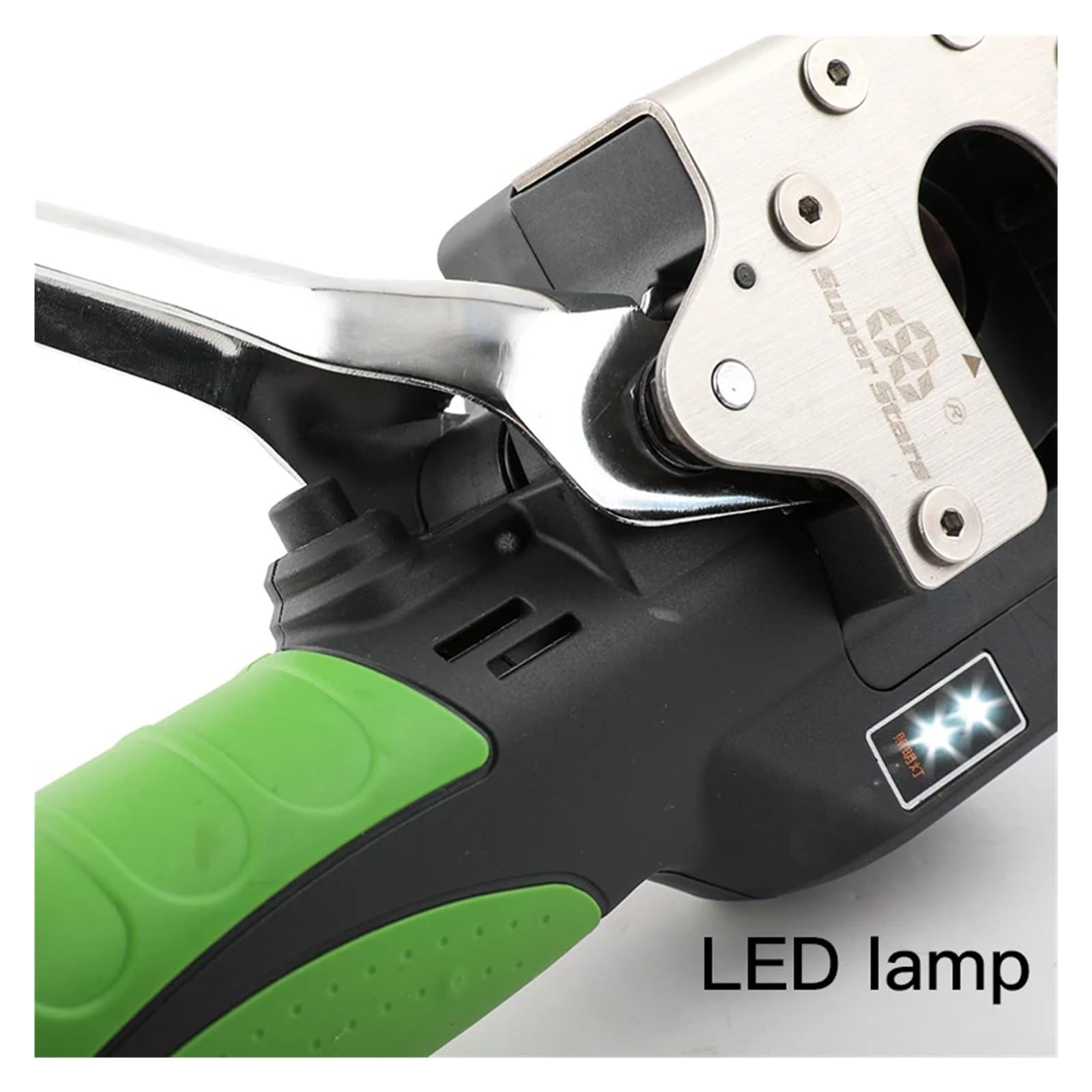 Herramienta para expandir tubos, Herramienta eléctrica for abocardar cobre sin cable, ST-E900A Juego de expansor manual/automático con batería de litio for abocardar tubos de cobre(ST-E900A)
