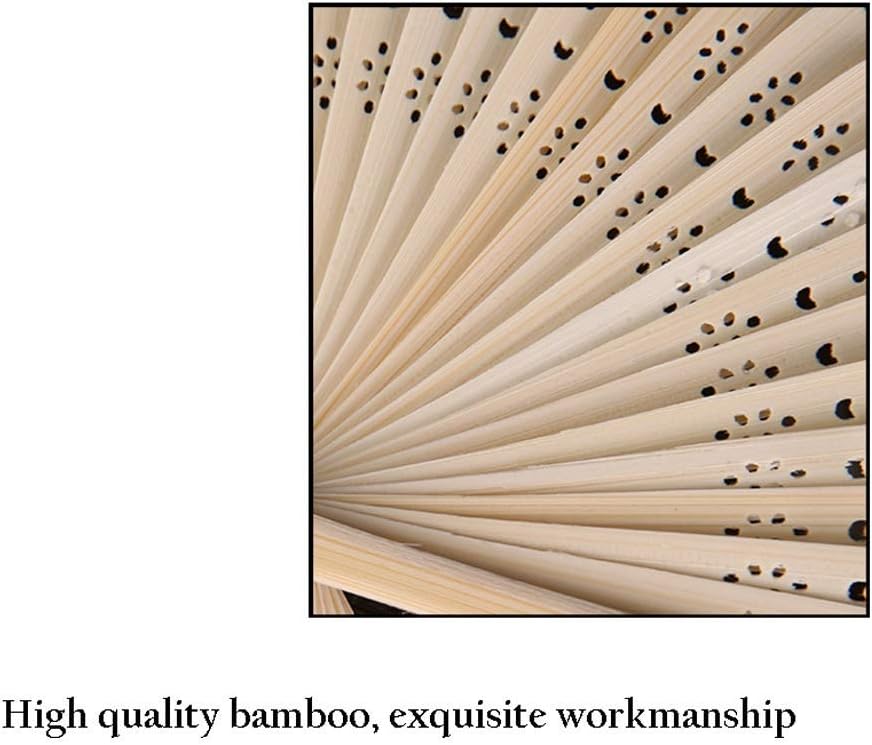 Folding Fan Female Classical Bamboo Fan Retro Folding Fan mini Chinese Style Classical Cheongsam Fan Folding Small Fan Home Ceremony Decorative Folding Fan
