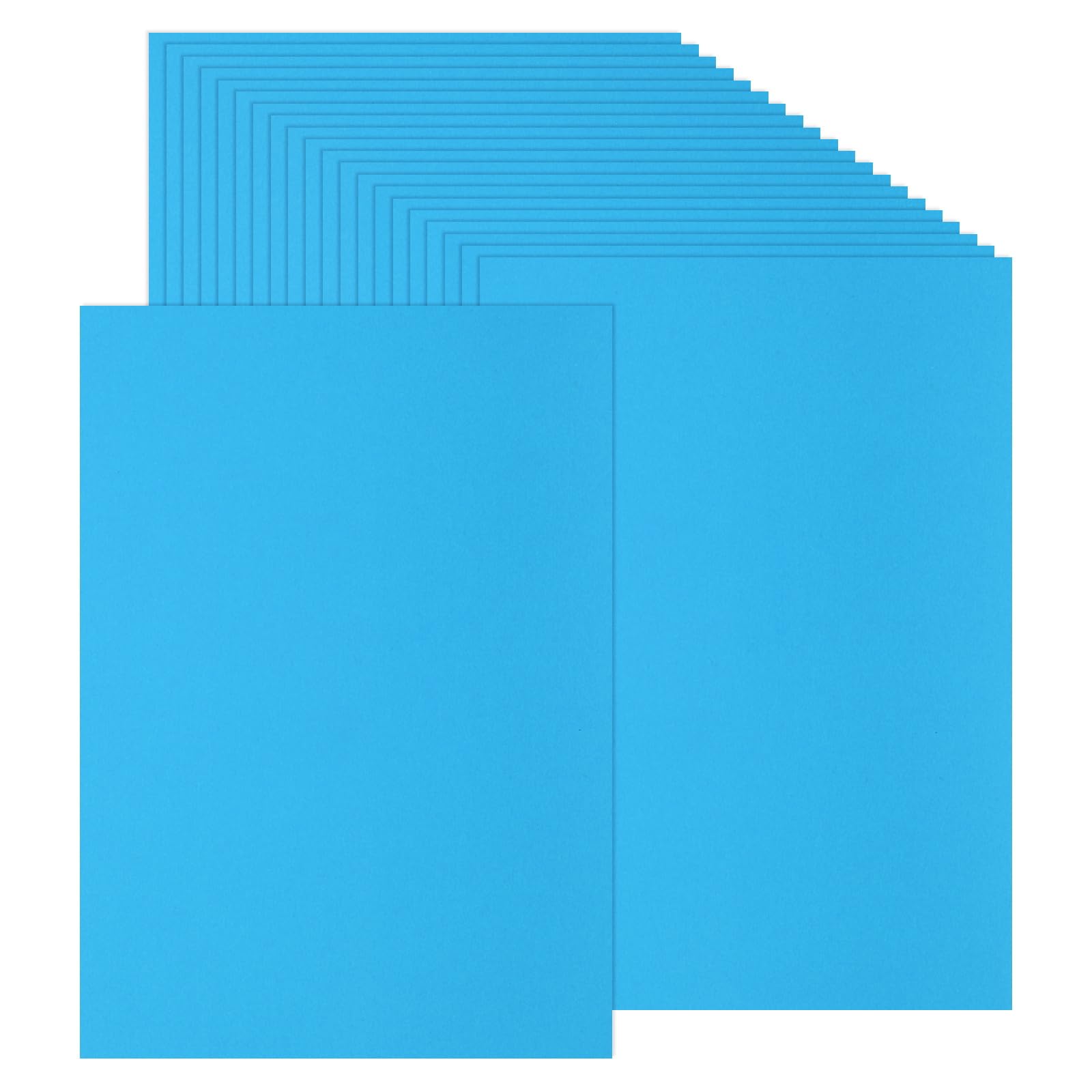 PATIKIL 100 Fogli Di Carta Colorata Formato A4 230GSM Carta Spessa Blu Lago
