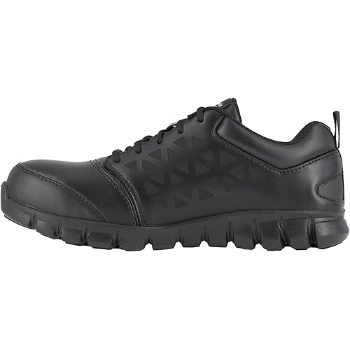 Reebok Men's Rb4041 Sublite Cushion Safety Toe Athletic Work Shoe Black