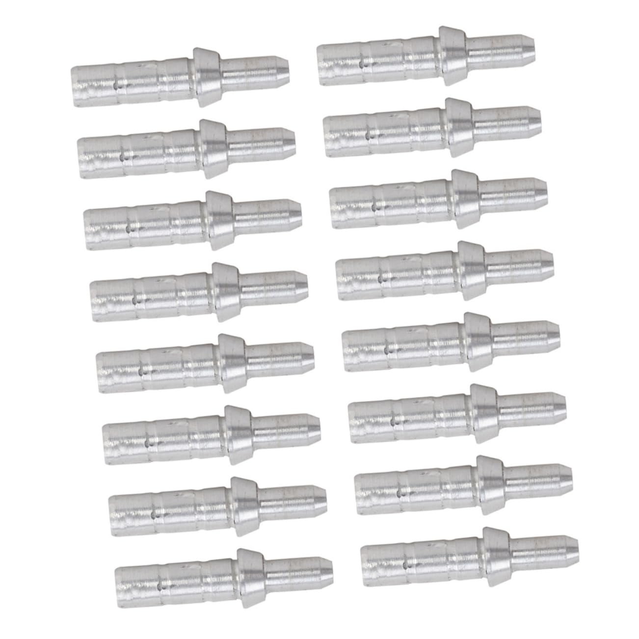 WHAMVOX 40pcs Aluminum Arrow Nock Tails 4.2mm Id Archery Accessories Waterproof Bow Arrow Nock Tails Set