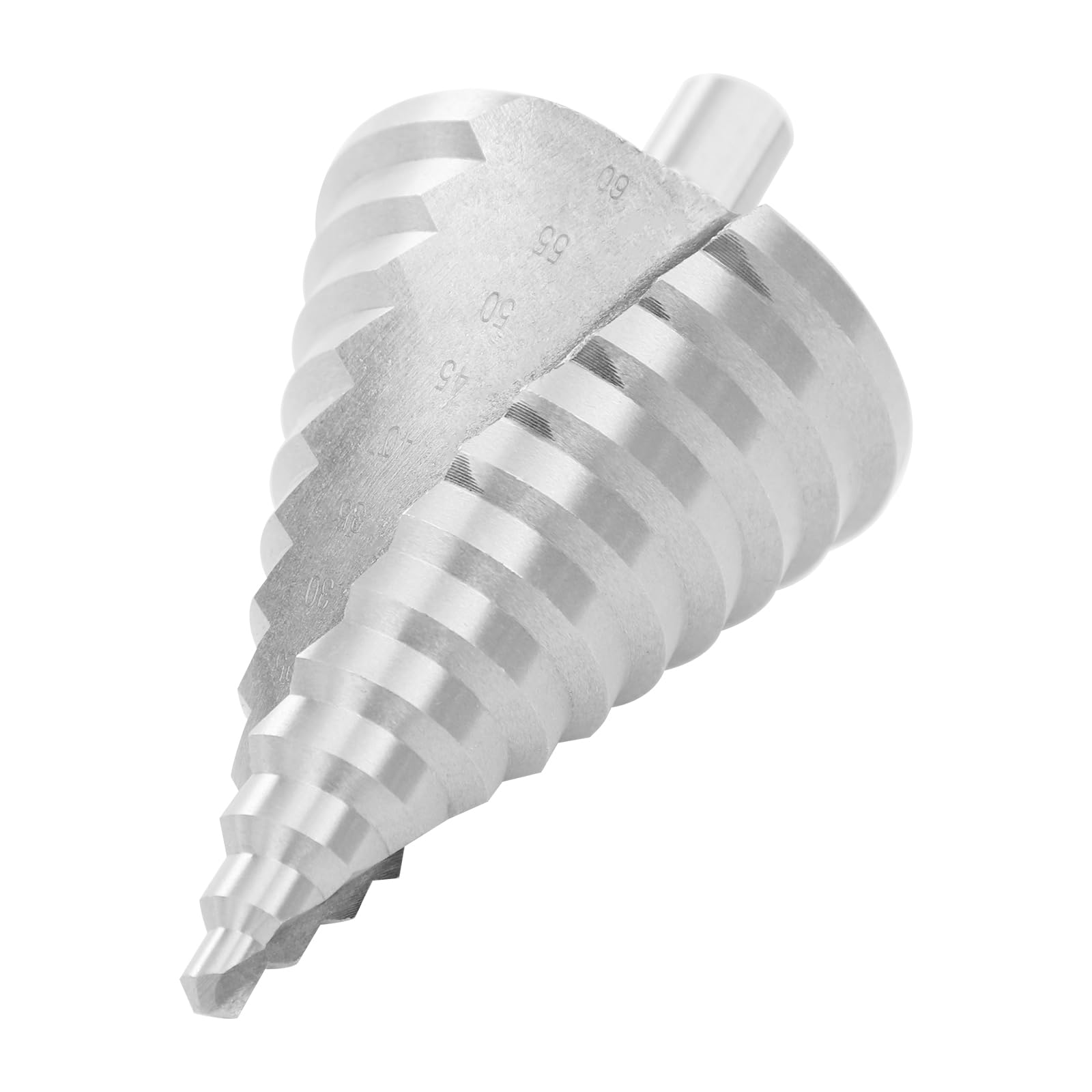 Broca escalonada HSS con revestimiento de titanio, diámetro 6-60 mm, broca cónica para PVC, madera, plásticos