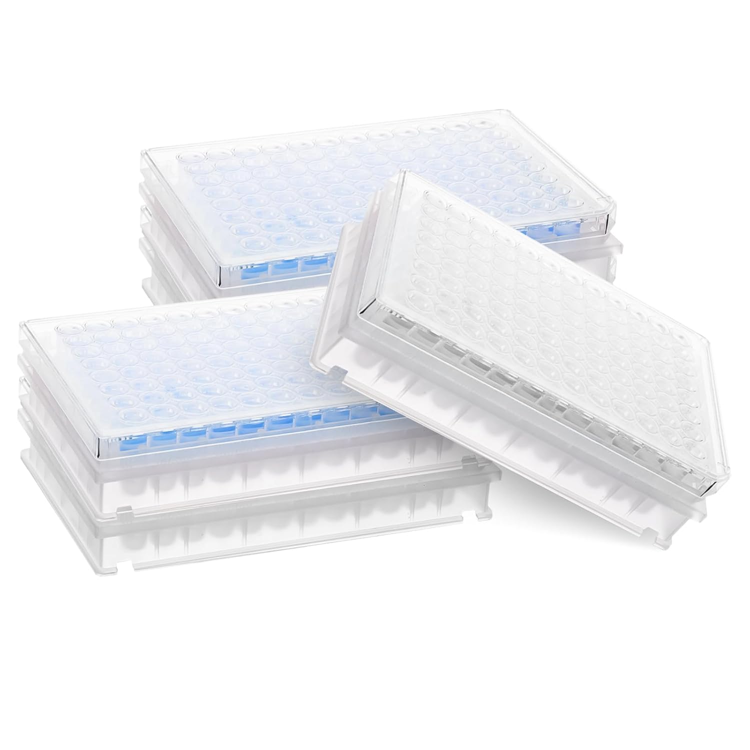 96-Well Microporous Filter Plate, 300μL, 0.45μm, Hydrophilic PVDF Membrane, Removable, for Lab Filtration, Analyses of Elispot, Pampa, and Cell Screening, 1 Pcs