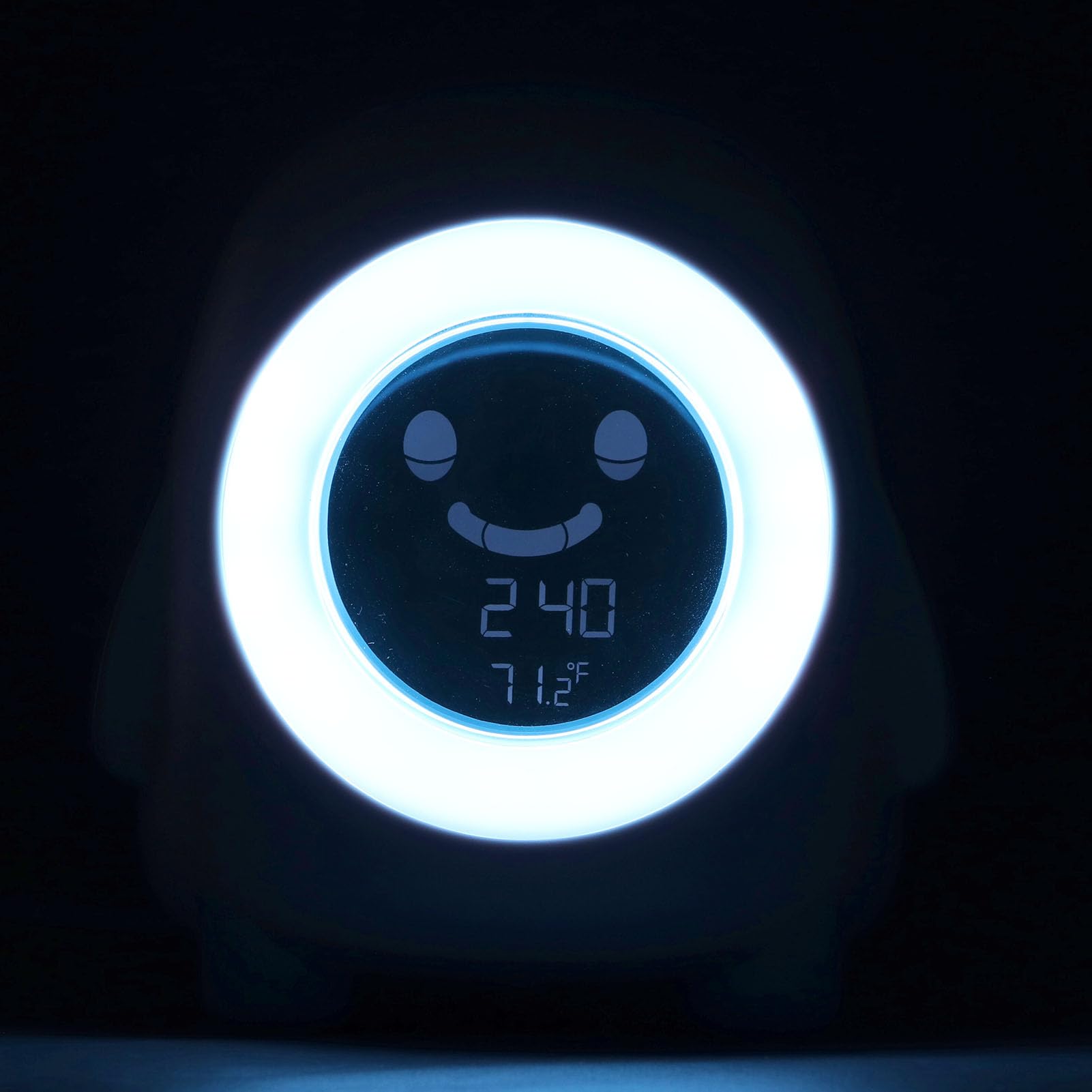 TOPINCN Reloj Despertador Infantil de Dibujos Animados con Pantalla Clara, Luz Nocturna para Dormitorio, Uso de Componentes Electrónicos de Plástico