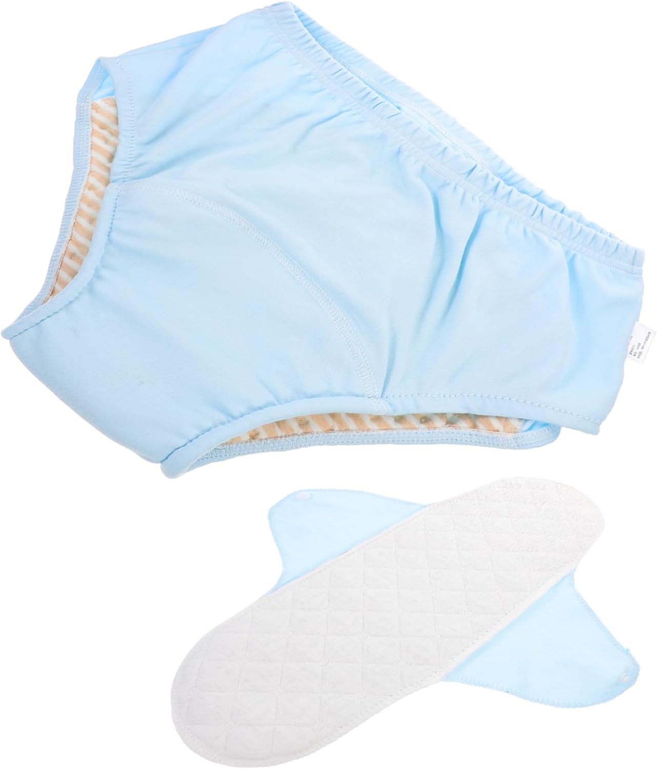 Didiseaon 3pcs Reusable Adult Diapers for Women and Seniors Cotton Leakproof Underwear Washable and Comfortable for Gentle and Postpartum Care