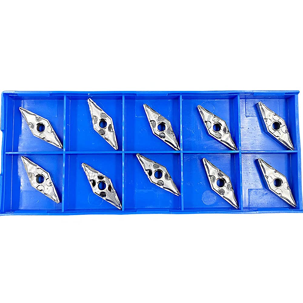 VNMG331-HA Aluminum Inserts Aluminum Cutter Turning Insert Carbide Inserts for Aluminum and Silicon Carbide Turning Inserts (VNMG160404-HA)
