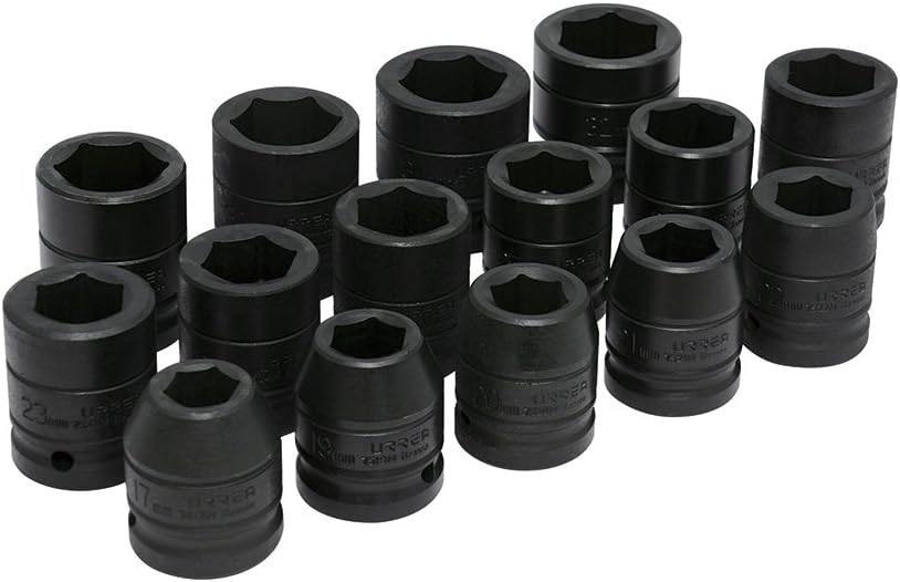 URREA 750015 3/4-Inch Drive Impact Socket Set