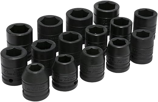 URREA 750015 3/4-Inch Drive Impact Socket Set