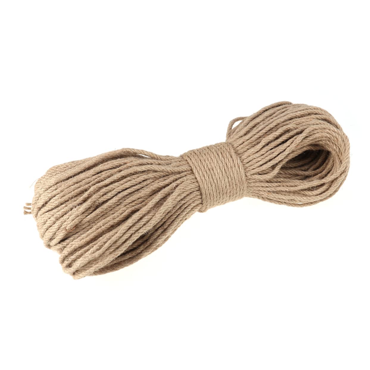 EXCEART Cordón de Yute Natural de Metros Hilo de Yute para Manualidades Decoración de Fiestas Cuerda de Jardinería