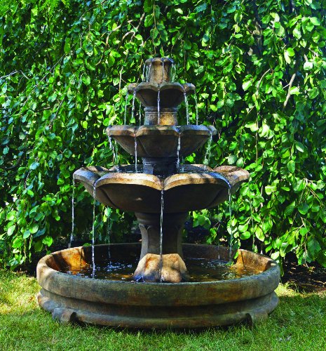 Henri Studio Montreux Three-Tier Fountain in Rondo Pool