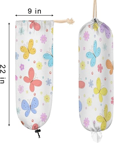 Miniatura 8 de Lindo soporte para bolsas de plástico con diseño de abejorro de abejorro de abejorros, organizador de bolsas de plástico reutilizable grande,