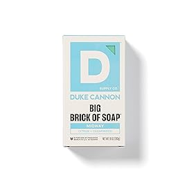 Duke Cannon Supply Co. Big Brick of Soap Bar, The Beer League - Busch & Pine Tar, Masculine Scents, 10 oz. (Variety, 4 Pack)