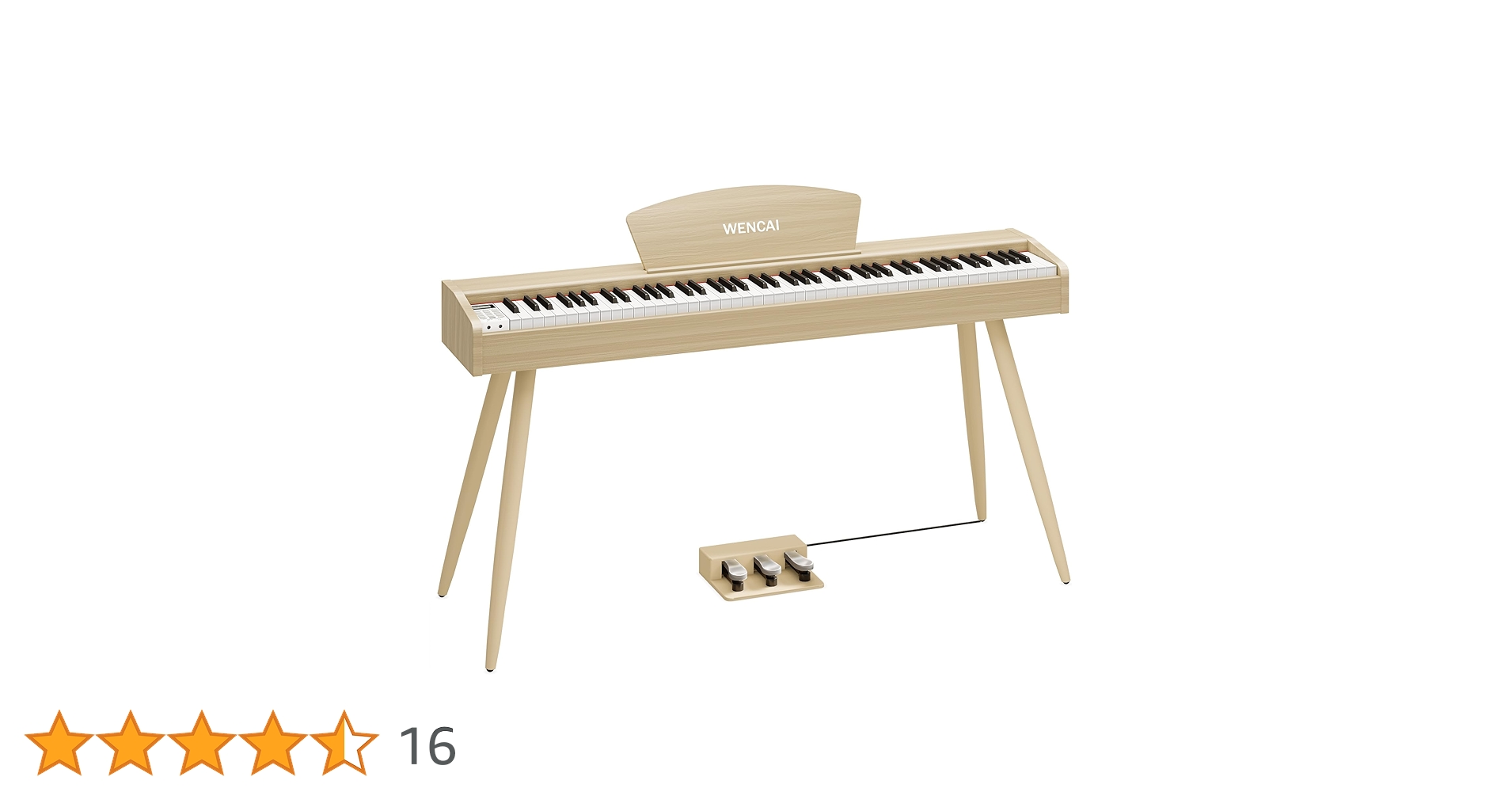 Amazon | WENCAI 電子ピアノ 88鍵盤 ハンマーアクッションピアノ88鍵