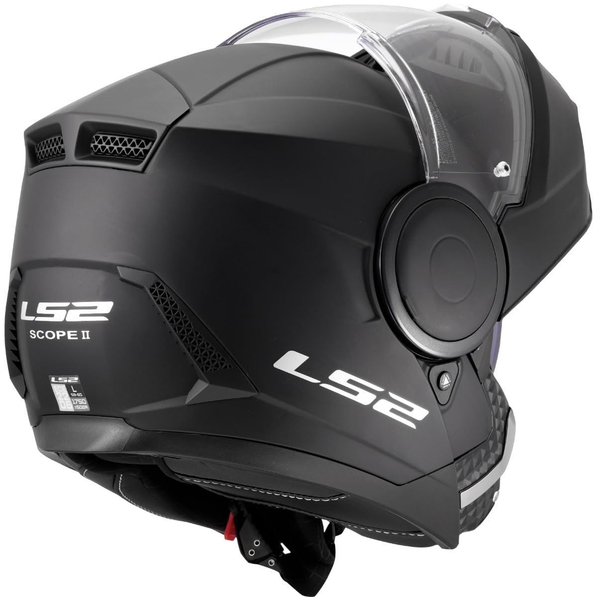 LS2, Casco Moto Modular Scope II Solid Matt Black