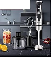 خلاط يدوي 2000 وات من جاماكي 4 في 1 متعدد الاستخدامات مع كوب 500 مل - موديل jmk 3006A